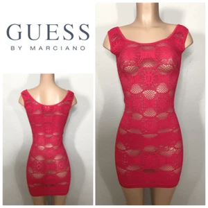 Guess red lace dress. One size. Retails $89 - Picture 1 of 7