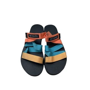 Columbia Alava Slide Sandal Multicolored Lychee/Pacific Rim Women’s Size 10 - Picture 1 of 6