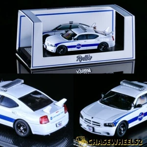 Rollin 1:64 Dodge Charger NASA Muscle Model Diecast Metal Car edizione limitata - Foto 1 di 6