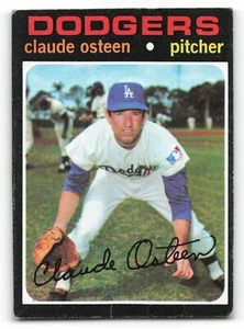 1971 Topps #10 CLAUDE OSTEEN Los Angeles Dodgers NICE CARD !!! - Picture 1 of 2