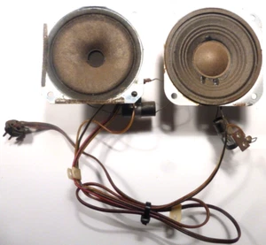 WURLITZER 3110 / 3100 JUKEBOX: JUEGO DE DOS TWEETERS DE 3 Y 3/8" EN FUNCIONAMIENTO - 14 OHMS - Imagen 1 de 2