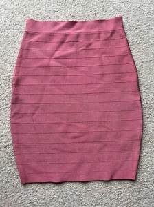 MARCIANO For Guess SHILOH BANDAGE BodyCon Fitted Stretch Seitenstreifen Rosa ROCK - Bild 1 von 5
