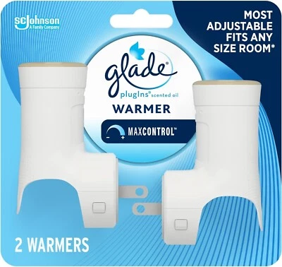 BRANDED Glade PlugIns Scented Oil Warmer Essential Oil Infused Wall Plug in 2 count