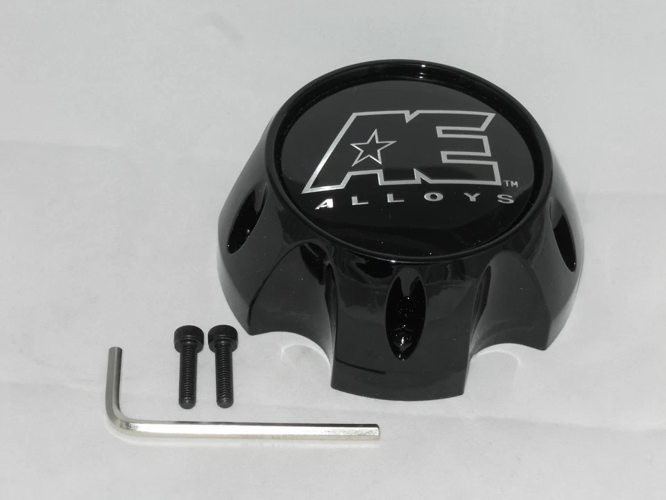 NUEVA TAPA CENTRAL LLANTA EAGLE AE ALEACIONES HARDROCK 3301 AEWC NEGRO BRILLANTE  Foto 1 de 1