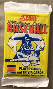 1990 Score Baseball Pack Don Mattingly Yankees (Top) Scott Lusader Tigers Rookie