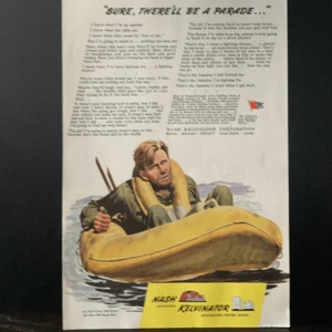 Vintage 1944 Nash Kelvinator There’ll be A Parade Ad Werbung - Bild 1 von 4