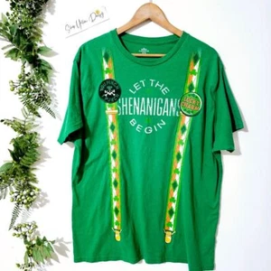 Let the Shenanigans Begin St. Pattys grünes T-Shirt Herren Gr. XL - TS273.8 - Bild 1 von 4