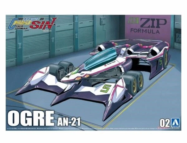 Aoshima 1/24 Scale Model Kit Future GPX Cyber Formula SIN Aoi OGRE AN-21 - Image 1 of 1