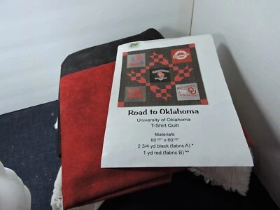 Road to Oklahoma University of Oklahoma Materials fabric only - Image 1 of 4