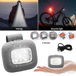 LED Magnetico Lampada 5 Modi USB Ricaricabile Corsa Campeggio Sicurezza Luce - Picture 1 of 15