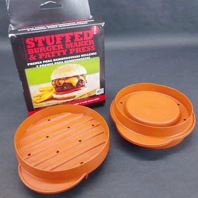 Prensa para hacer hamburguesas rellenas Nordic Ware 3 en 1 Foto 1 de 4