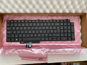 DELL LATITUDE 5520 QWERTY BACKLIT KEYBOARD P/N T9DR1 / 0T9DR1 MODEL LIST BELOW - Picture 1 of 4