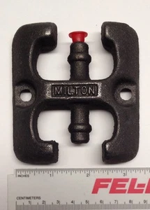 Driveway Signal Bell Hose Anchor Splice 3/8" Milton #819 - NEW  - Imagen 1 de 7
