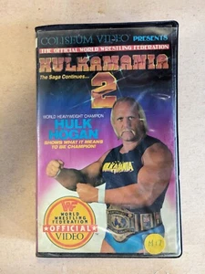 Hulk Hogan Hulkamania 2 WWF Wrestling VHS Tape*Good Condition*1987 Vintage - Picture 1 of 19