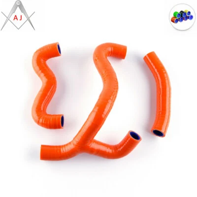 Manguera de refrigerante de radiador de silicona naranja para KTM 50 SX / SX Mini / SXS 2012-2017 Foto 1 de 3