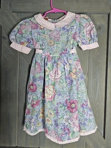 Vintage Girls Somersault Floral Dress sz 5 - Picture 1 of 4