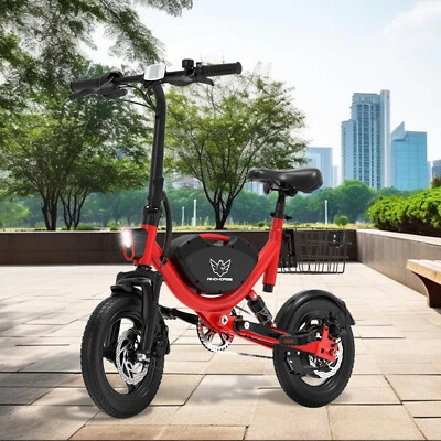 Bicicleta Eléctrica 14" para Adultos 715W Bicicleta Eléctrica 36V Plegable Certificado UL 2849 Foto 1 de 4