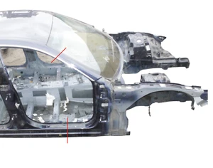 MASERATI GHIBLI M157 Bare Front Right Quarter Panel Frame Cut 3.0 202kw 2015 - Picture 1 of 2