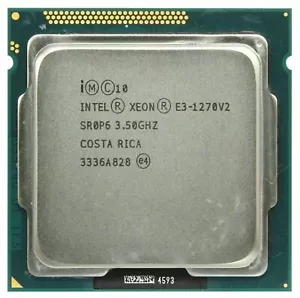 Intel Xeon E3-1270 V2 CPU Quad-Core SR0P6 3.5 GHz 8M 5 GT/s LGA 1155 Processor - Picture 1 of 1