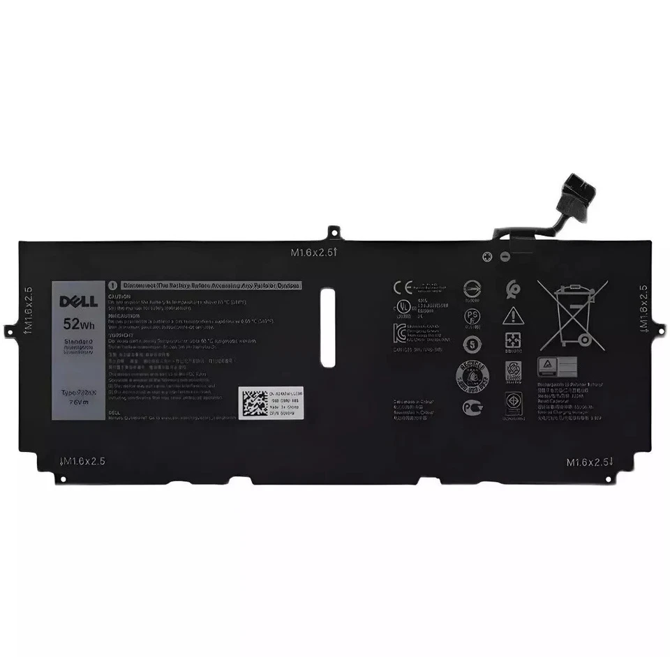 Batería Original 52WH 722KK Para Dell XPS 13 9300 9310 P117G P117G001 BT1 Foto 1 de 1
