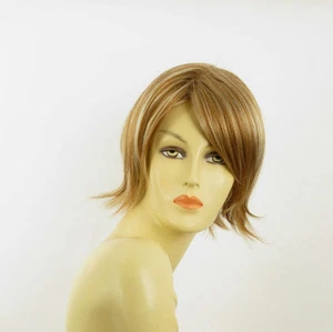 Perruque femme courte blond foncé méché blond clair ROSY F27613 - Imagen 1 de 8
