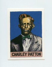 #TN19077 CHARLEY PATTON Music Heroes R. Crumb Card