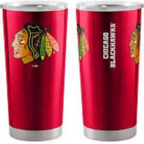 Chicago Blackhawks 20oz Ultra Travel Tumbler [NEW] NHL Cup Mug Coffee Tea Cover