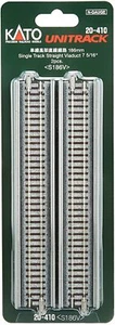 KATO UNITRACK 248mm (7 5/16") Single Track Straight Viaduct Track (2 pc) 20-410 - Picture 1 of 1