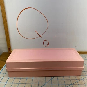 Vtg 1980's Pink Cassette Tape Case Organizer Holder Storage for 15 Tapes Mid Mod - Picture 1 of 23