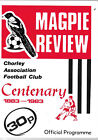CHORLEY FC V WIGAN ATHLETIC 26 OCT 1983 FRIENDLY CENTENARY MATCH Inc EXC TPS VGC
