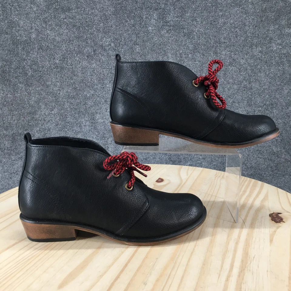 Dirty Laundry Boots Womens 8.5 Pitch Chukka Black Lace Up Casual Low Top Block - Image 1 of 4