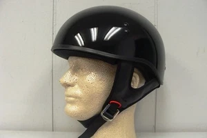GMAX GM 45S MEDIO CASCO DESNUDO NEGRO BRILLANTE (GRANDE) PUNTO - Imagen 1 de 1