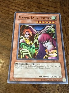 Yugioh! LP Harpie Lady Sisters - MRD-009 - Super Rare - Unlimited Edition Lightl - Picture 1 of 2