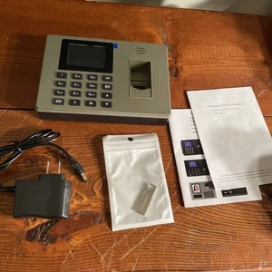 Reloj de tiempo biométrico de registro de huellas dactilares máquina de asistencia para empleados C3150US - Imagen 1 de 2