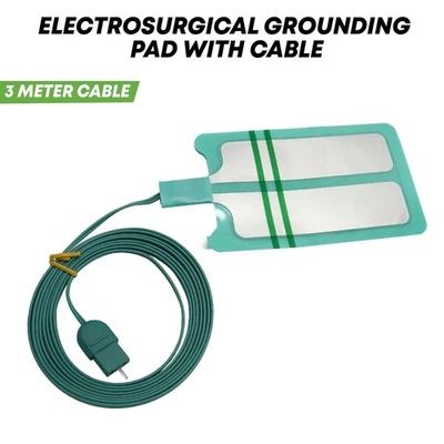 Almohadillas de puesta a tierra electroquirúrgicas con almohadillas ESU de cable preconectadas Foto 1 de 2