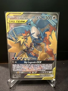 Tag Team 2019 Pokémon Moltres Zapdos Articuno GX SM210 Sonne & Mond MINTY - Bild 1 von 2