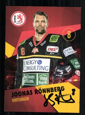Joonas Rönnberg Düsseldorfer EG Autogrammkarte Original Signiert + A 254170 - Bild 1 von 2
