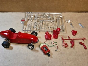 Vintage Monogram Midget Slot Race Car (Red) Parts Kit W/ 2 Motors Working RARE - Picture 1 of 12