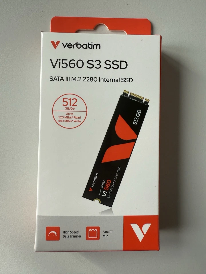 Verbatim Vi560 S3 M.2 SSD 512GB, Interne SSD - Bild 1 von 1