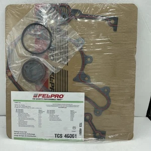 TCS 46061 Felpro Timing Cover Gasket for Explorer Pickup Ford Mustang Ranger LR3 - Picture 1 of 5