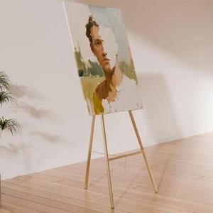 Easel Stand Stable Alloy Adjustable for Welcome Signs Painting Picture Frame - Picture 1 of 5