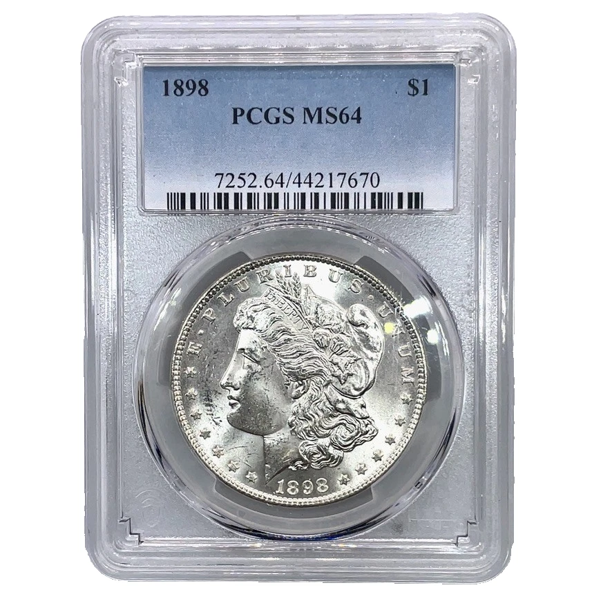 1898 MS 63 Graded Morgan Dollars for sale | eBay