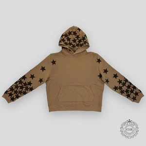 AMIRI CHEMIST ULTRA SUEDE HOODIE - TOBACCO - Picture 1 of 5