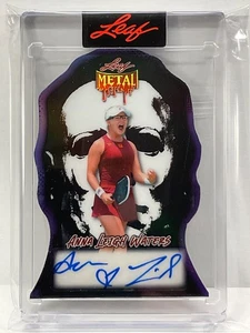 2025 LEAF METAL HALLOWEEN ANNA LEIGH WATERS AUTO #/8 DIE-CUT PICKLEBALL - Picture 1 of 2