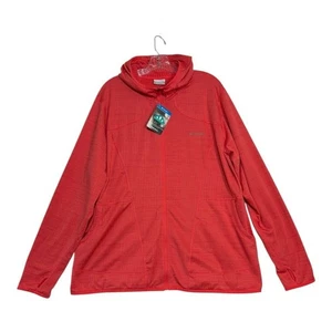 Neu mit Etikett Columbia Feather Brush FZ Damen-Fleecejacke Größe 2x koralle Omni-Wick kuschelig - Bild 1 von 7