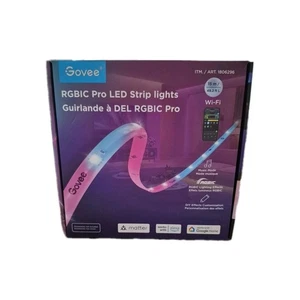 Govee Smart RGBIC Pro 49.2 ft LED Strip Lights – 64+ Scenes & Music Sync New - Picture 1 of 4