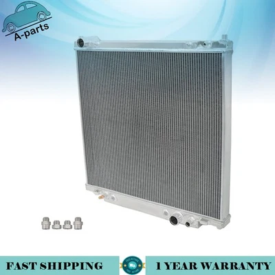 Radiador de aluminio de 4 filas ajuste duradero para Ford F-350/F-250 Super Duty 1999 2000-04 Foto 1 de 4