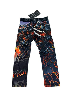 LAFROI Men's Medium Compression Fit 3/4 Tights Leggings Melted Wings NWT - Image 1 of 4