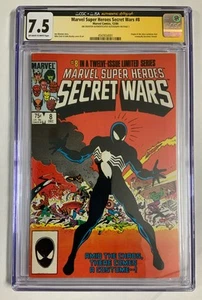 Marvel Super Heroes Secret Wars #8 CGC X JSA 7.5 Signed Jim Shooter On Pg 1 - Bild 1 von 5