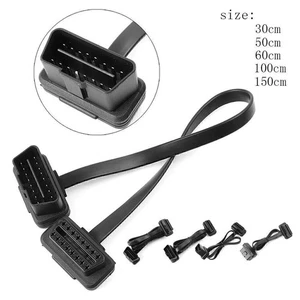 Cable de extensión para automóvil OBD II OBD2 16 pines macho a hembra diagnósticos para automóvil po - Imagen 1 de 12